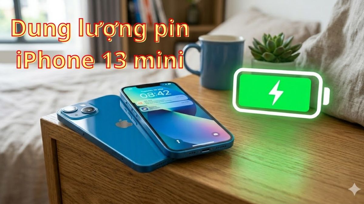 Dung lượng pin iPhone 13 mini bao nhiêu? Thời lượng thực tế
